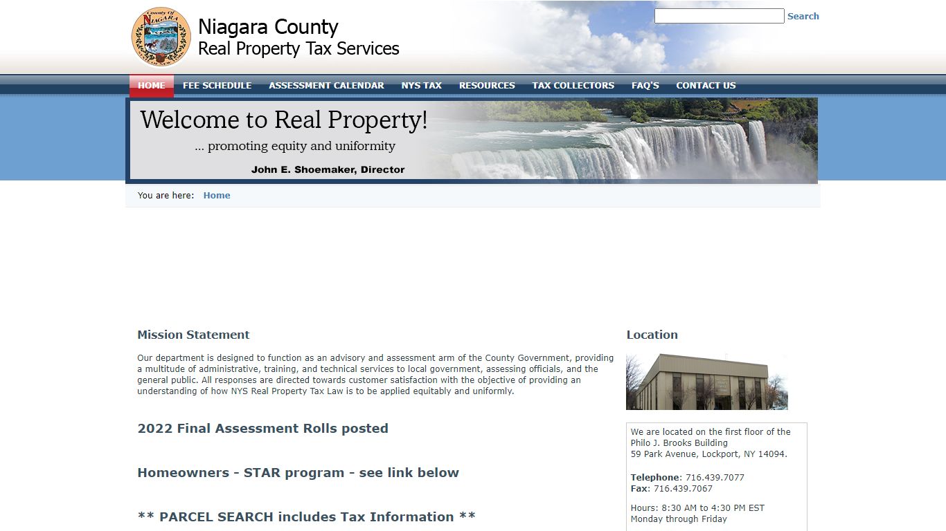 Niagara County Real Property > Home